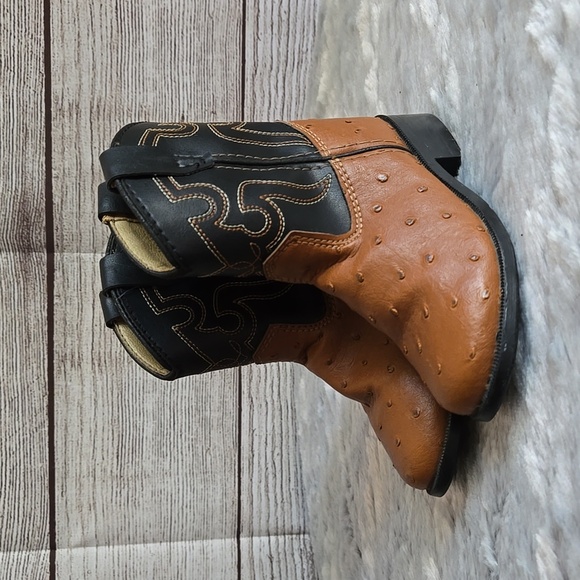 Red Ranch Brown Western Boots, Little Boys Size 6D, Great Condition - Picture 1 of 10
